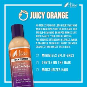 img 3 attached to 🍊 THE MANE CHOICE Juicy Orange Medley KIDS Shampoo with Green Apple Fruit Medley Detangling KIDS Leave-In Conditioner (8 fl oz / 236 ml)