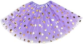 img 4 attached to 👗 Jastore Girls Glitter Ballet Triple Girls' Clothing: Trendy Skirts & Skorts for Girls