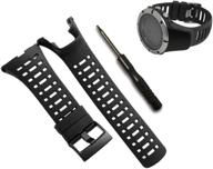 watch strap black replacement suunto logo