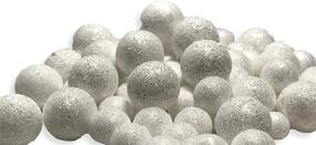 img 3 attached to 🌟 Stunning BANBERRY DESIGNS White Iridescent Balls: Enhance Your Décor with Enchanting Elegance!