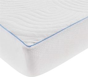 img 3 attached to Enhance Your Sleep with Tempur-Pedic Cool Luxury Mattress Protector, King Size, in Crisp White