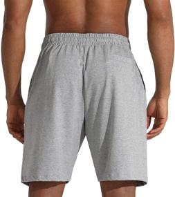 img 2 attached to 🩳 Men's Lounge Shorts by THE GYM PEOPLE with Deep Pockets - Loose-Fit Jersey Shorts Ideal for Running, Workout, Training, and Basketball