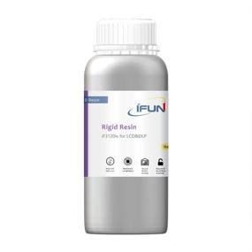 img 4 attached to 🔮 IFUN 3D Rapid Resin - Low Odor LCD UV-Curing Photopolymer Resin for Fast 405Nm LCD 3D Printing - Standard Rigid Formula in Purple - 500G