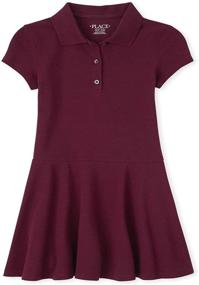 img 1 attached to 👗 Children's Place Girls Uniform 2 Pack Dresses - Girls' Clothing