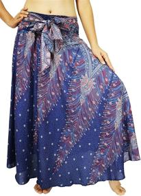 img 3 attached to Lovely Creationss Bohemian Skirts Rainbow Women's Clothing and Skirts