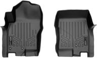 🚗 max liner a0121 – dual drivers side floor posts, black, for 2008-2021 nissan frontier logo