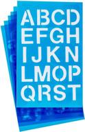 🔠 c-thru westcott lettercraft шаблон для писем: шрифт helvetica, символы высотой 3/4 дюйма и 1 дюйм - идеально подходит для точных проектов по изготовлению букв. логотип