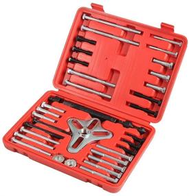 img 4 attached to 🛠️ Essential 46-Piece Tool Kit: A ABIGAIL Harmonic Balancer Puller with Flywheel & Crankshaft Pulley Removal, Steering Wheel Pulling Set, Pulley Yoke Crank