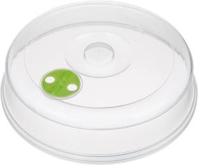 img 2 attached to 🍽️ Convenient Set of 5 Adjustable Microwave Plate Covers with Steam Vents for Splatter-Free Heating