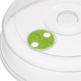 img 1 attached to 🍽️ Convenient Set of 5 Adjustable Microwave Plate Covers with Steam Vents for Splatter-Free Heating