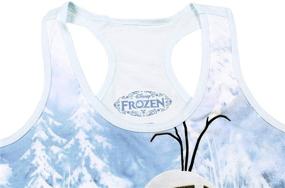 img 1 attached to Frozen Olaf Junior's Size Sublimated Tank Top Shirt by Disney: A Cool & Stylish Must-Have!