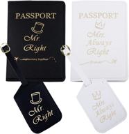 🌍 travel in style with the passport luggage set – embroidered honeymoon edition logo
