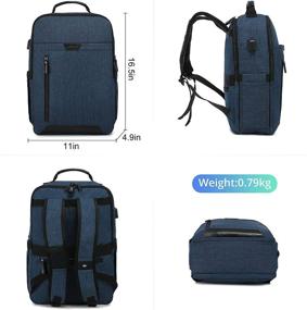 img 3 attached to 🎒 LOVEVOOK Laptop Backpack - Unisex College School Bookbag for Work, Travel, Anti-Theft, and Computer