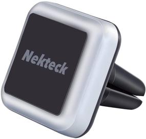 img 4 attached to 📱 Nekteck Universal Air Vent Magnetic Car Mount Holder for iPhone X/8/7 6S/6 6 Plus, SE, Galaxy S9/S8 S6/S7 Note 9 8 5, LG G7 G6, Pixel 3/2 XL Nexus 6P 5X & More