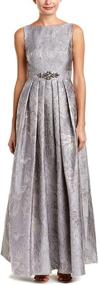 img 2 attached to Eliza Womens Ballgown Beaded Silver Women's Clothing