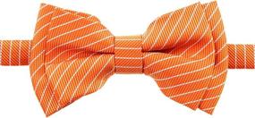 img 1 attached to 🎀 Upgrade Your Style with Retreez Stylish Stripes Microfiber Pre Tied Bow Ties for Boys