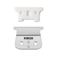 kbds t outliner replacement blades-ceramic t blade + silver steel blade, t outliner blade replacement for 04521 hair trimmer logo