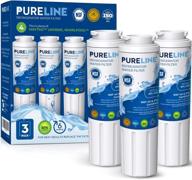 🚰 pureline ukf8001 replacement water filter - whirlpool filter 4, ukf8001, everydrop edr4rxd1, 4396395, maytag ukf8001, ukf8001axx, ukf8001axx-750, fmm-2, wrx735sdhz00 - 3-pack логотип