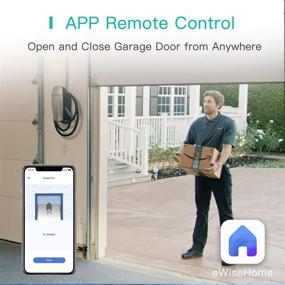 img 3 attached to 🚪 Lomota Smart Wi-Fi Garage Door Opener Remote with Tuya Smart Life APP Control, Compatible with Alexa, Google Assistant, No Hub Required for Hassle-Free Setup