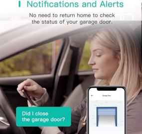 img 1 attached to 🚪 Lomota Smart Wi-Fi Garage Door Opener Remote with Tuya Smart Life APP Control, Compatible with Alexa, Google Assistant, No Hub Required for Hassle-Free Setup