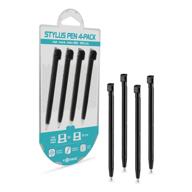 🖊️ enhanced nintendo dsi/ nintendo ds lite stylus pen set (black) - 4-pack logo