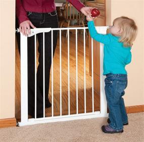 img 1 attached to 👶 KidCo Gateway Pressure Plus Baby Gate: Effortless Installation with Adjustable Width & Tool-Free Setup