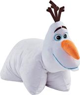 disney frozen ii olaf snowman stuffed animal plush: pillow pets for kids logo