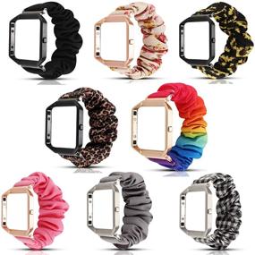 img 1 attached to Hengkang Fit For Fitbit Blaze Watch Band With Frame Wearable Technology