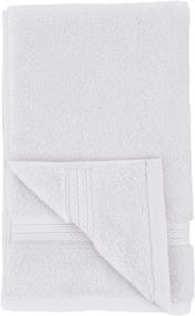 img 3 attached to 🧼 4-Pack of Amazon Basics Luxury Performance Hand Towels in Pristine Snow Shade