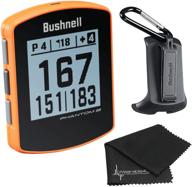 bushnell phantom 2 golf gps rangefinder with bite magnetic mount, greenview, and wearable4u ultimate 3 golf tools bundle logo