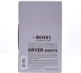 img 2 attached to 🌿 80 Count Mrs. Meyer's Clean Day Dryer Sheets: Lavender Scented, Reduces Static, Cruelty Free Formula Infused with Essential Oils