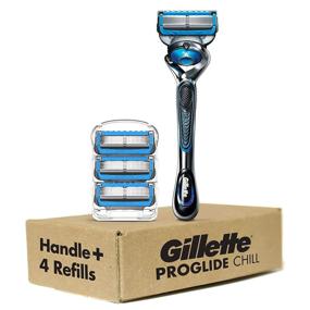 img 4 attached to 🪒 Gillette ProGlide Chill Refillable Men's Razor