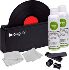 img 3 attached to Knox Vinyl Record Cleaner Spin Kit: Complete Washer Basin, Air Drying Rack, Cleaning Fluid, Brushes, Rollers Dryer, and Microfiber Cloths – Effectively Washes and Dries 7”, 10”, and 12” Discs
