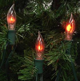 img 2 attached to 🔥 Dobar 10-Count Flicker Flame String Lights for Holiday Pride - UL Listed, Indoor/Outdoor Safe - Set of 10