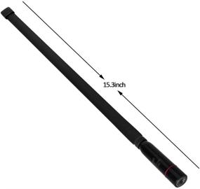 img 3 attached to 📻 15.3inch Foldable CS Tactical SMA Male Walkie Talkie Antenna - HYS Dual Band VHF UHF for TYT MD-UV380 MD-UV390 MD-380, YAESU VX-6R, WOUXUN, Kenwood, Retevis RT82 RT3