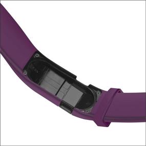 img 1 attached to Sophili Bands - Compatible with Fitbit Charge HR and HR1 (Purple/S) - Silicone Replacement Wristband Strap with Metal Buckle for Better Fitness Enhancement