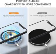 🔌 qi-certified wireless charger for iphone 12/12 pro, magnetic fast charging pad, compatible with mag-safe charger, for iphone 12 pro max/12 mini/12/12 pro/airpods pro (no ac adapter) logo