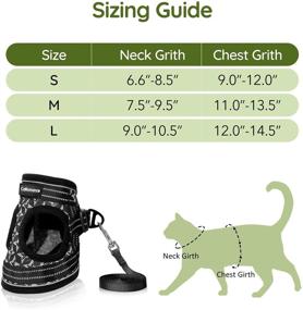 img 2 attached to 🐱 CatRomance Escape Proof Cat Harness and Leash Set - Adjustable Vest Harness for Walking Kittens, with Reflective Strips for Easy Control