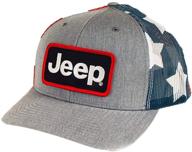 jeep stripes trucker licensed authentic logo