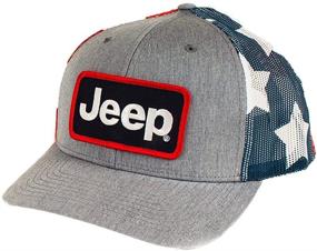 img 4 attached to Jeep Stripes Trucker Licensed Authentic