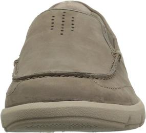 img 3 attached to CLARKS Jarwin Loafer Nubuck Medium Men's Shoes - Comfort meets classic style