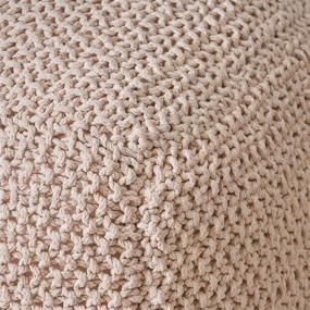 img 1 attached to Teresa Knitted Cotton Square Light Home Decor