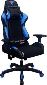 img 4 attached to 🎮 Raynor Gaming Energy Pro Series Gaming Chair - Ergonomic Outlast Technology, High-Back Racing Style, Height Adjustable, 4D Armrests, Mesh & PU Leather, Lumbar Support Cushion & Headrest Pillow, Blue