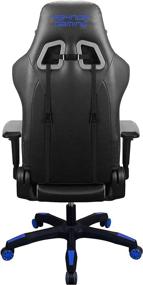 img 2 attached to 🎮 Raynor Gaming Energy Pro Series Gaming Chair - Ergonomic Outlast Technology, High-Back Racing Style, Height Adjustable, 4D Armrests, Mesh & PU Leather, Lumbar Support Cushion & Headrest Pillow, Blue