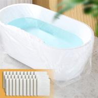 yulong lab 30 pack disposable bathtub cover liner: ultimate bath tub protection for salons, homes, and hotels (102x47 inch) logo