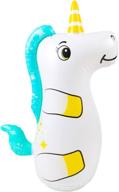 doctor dolphin inflatable punching unicorn logo