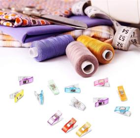 img 1 attached to 🧵 BetterJonny T5 Plastic Snaps and Snap Pliers Set - 384 Sets of Buttons, with 20pcs Sewing Clips Organizer Storage Containers - Ideal for Clothing Crafting and Sewing - Comes in 24 Vibrant Colors