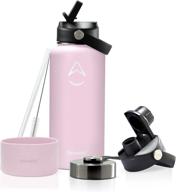 🐚 revelist 32oz insulated water bottle with straw, spout, and stainless steel screw top lids - seashell pink" -> "revelist 32oz insulated water bottle with straw, spout, and steel screw top lids - seashell pink - enhanced seo логотип