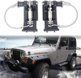 img 4 attached to 🔒 Sukemichi TJ Hood Latches for Jeep Wrangler: Locking Upgrade to Eliminate Hood Flutter Bounce - 1997-2006 Jeep Wrangler, 1Pair
