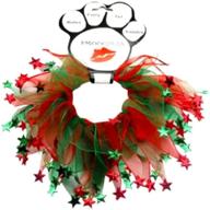 🌟 showcase yuletide elegance with mirage pet products christmas stars smoocher, x-large logo